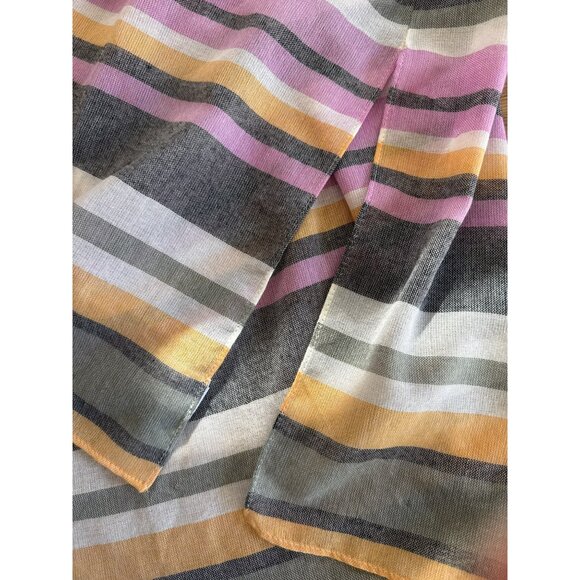 Loft Striped XS S Swimsuit Coverup Small Waist Tie Womens Cover Up NWT - Picture 6 of 6